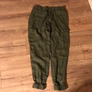 💯 linen cargo pants